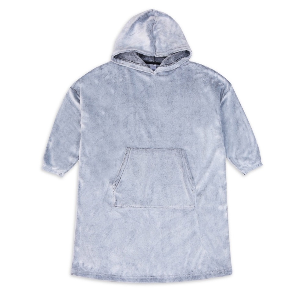 Oversized Sleep Hoodie for Boys from Wonder Nation color black soot